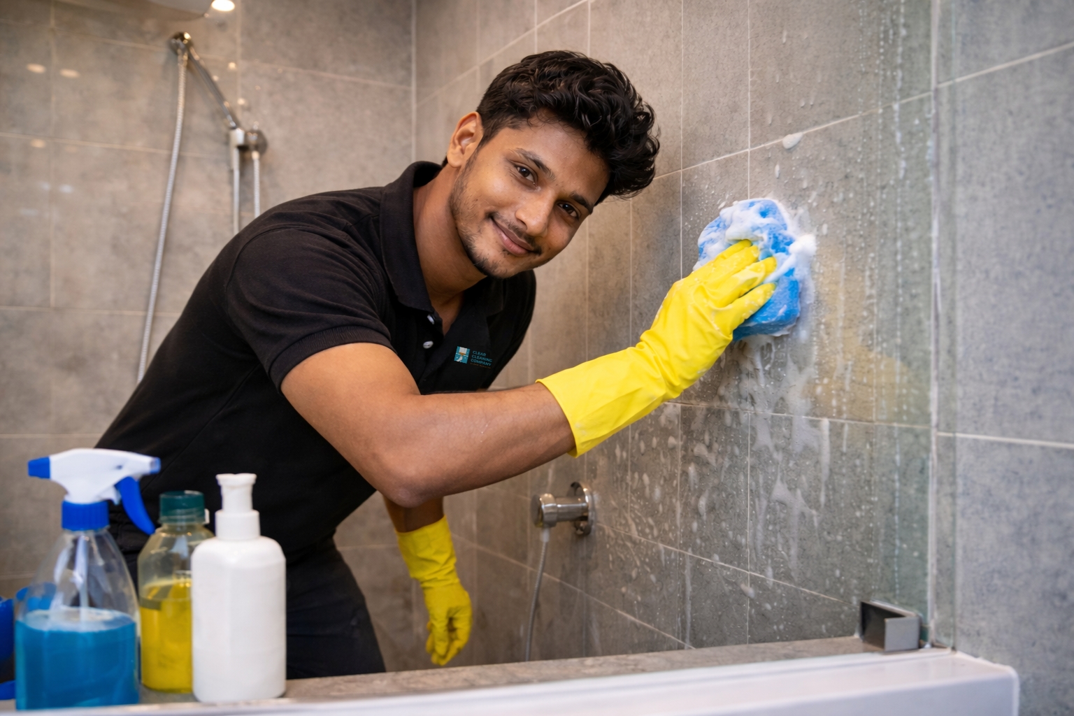 bathroom deep cleaning