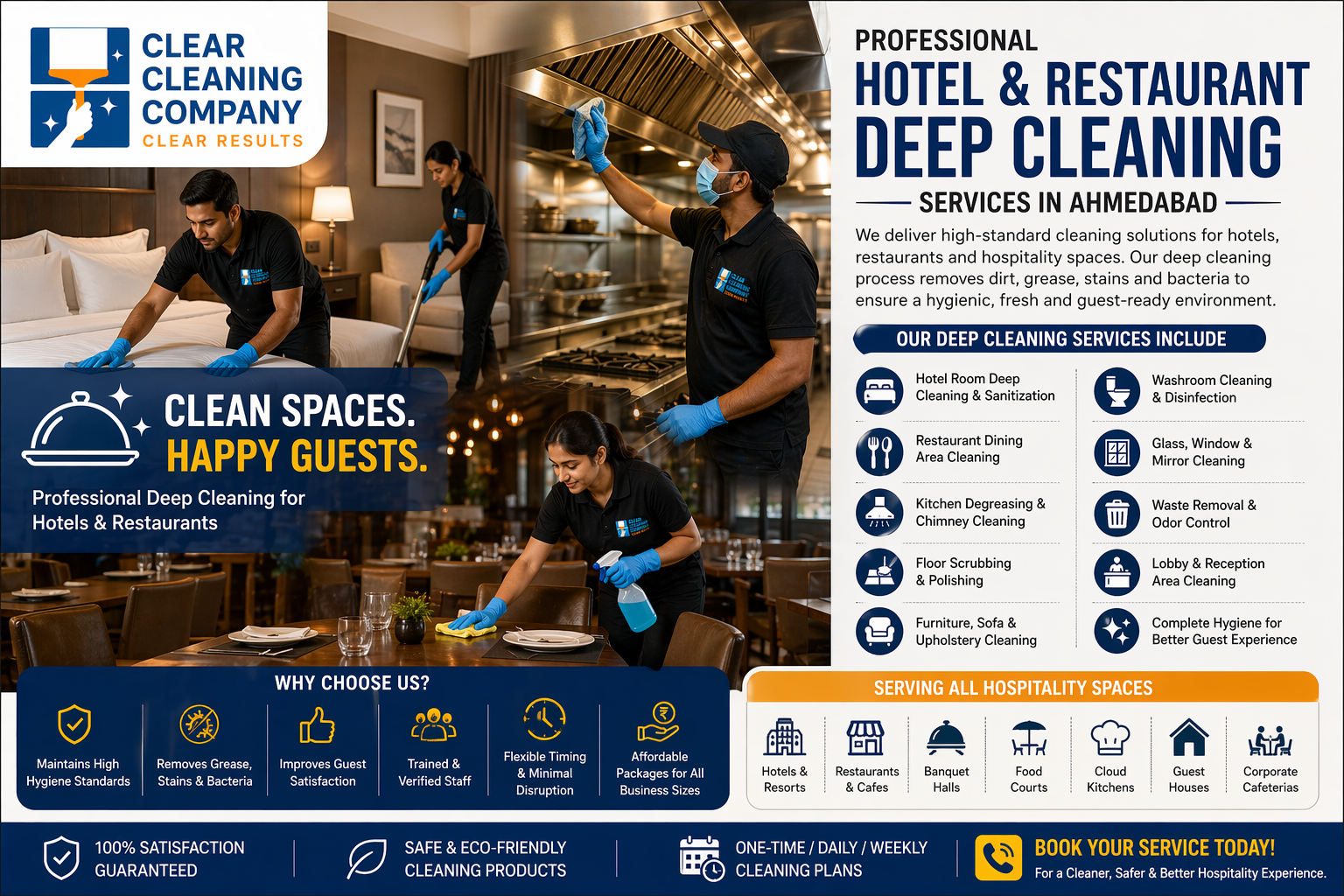 Hotel Restaurant Deep Cleaning